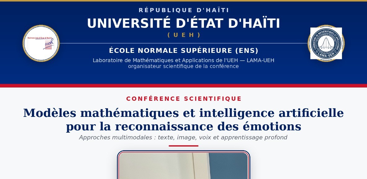 Nouvelle conférence scientifique du Laboratoire des Mathématiques et Applications de l'UEH (LAMA-UEH)